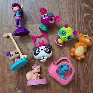 Littlest Pet Shop Zoobles Kids Meal Toy Lot